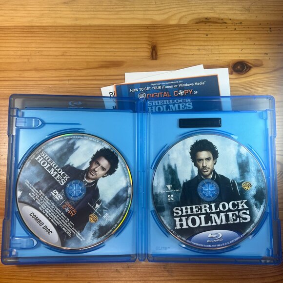Sherlock Holmes (Blu-ray + DVD, 2009) Used Good - $6 - Picture 3 of 3